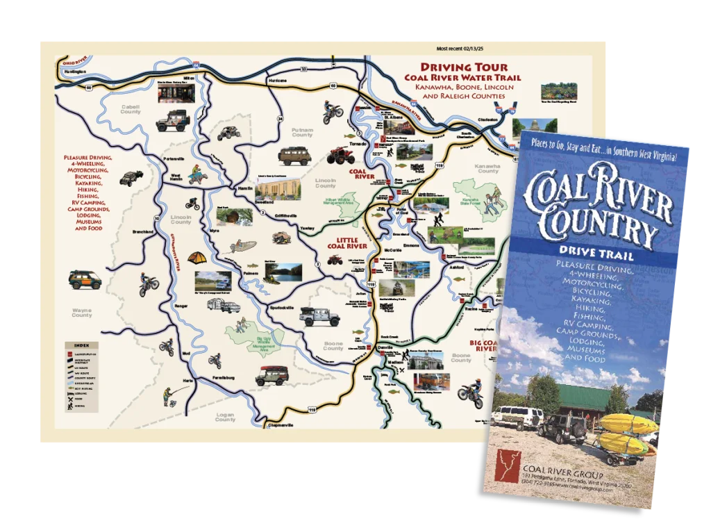 coal river group maps 2026 Coal River Country Driving Tour Map
